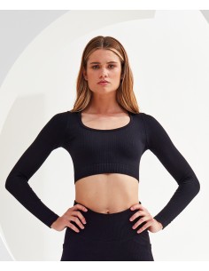 T-TR224-Haut court femme TriDri® '3D Fit’ côtelé et sans coutures 2
